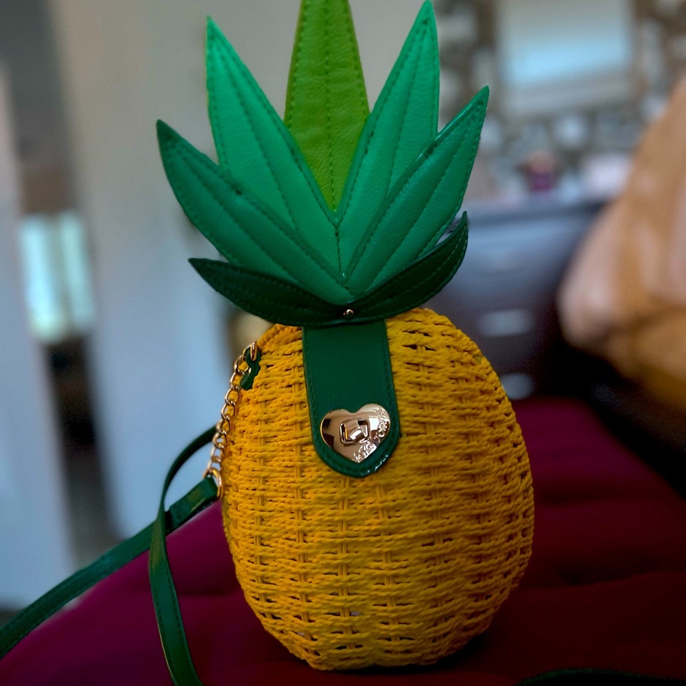 Betsy Johnson Pineapple Crossbody